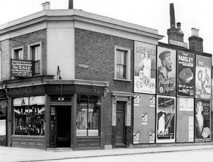 69 Roman Road on corner of Vivian, now Zealand Road coffee shop, from the Living in Bow image archive project on Facebook