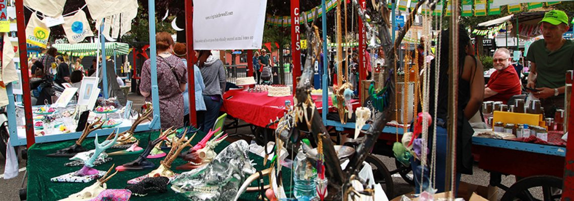 Roman Road Yard Market jewellery stall