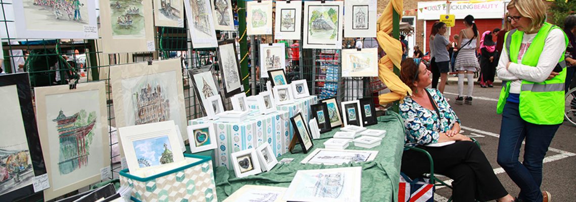 Roman Road Yard Market art and prints