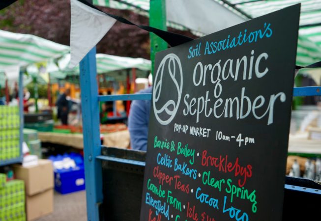 Soil Association's Organic September event was held at Roman Road Yard Market