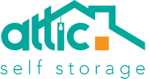 Attic self storage logo
