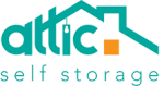Attic self storage logo